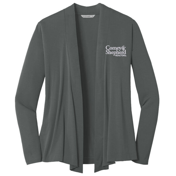 Comey & Shepherd Embroidered - Ladies Concept Open Cardigan Thumbnail
