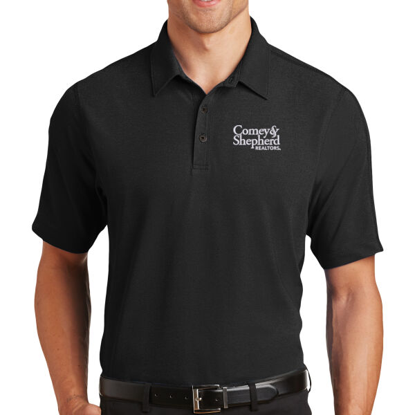 Comey & Shepherd Embroidered - Onyx Polo Thumbnail