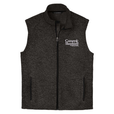 Comey & Shepherd Embroidered - Sweater Fleece Vest Thumbnail