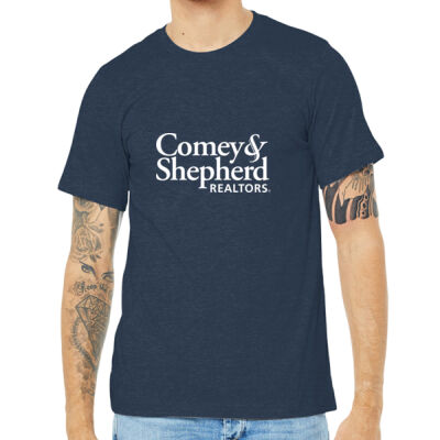 Comey & Shepherd Printed - Unisex Heather CVC Short Sleeve Tee Thumbnail